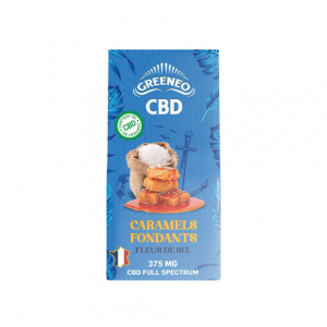 Caramels fondants à la fleur de sel – 375 mg au CBD (Greeneo)