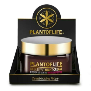 Crème de nuit visage au CBD + CBG, PLANTOFLIFE – 50 ml