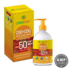 Crème solaire 50+ au CBD