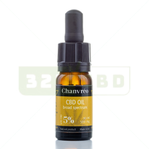 Huile de CBD 5% Broad Spectrum Chanvréo - 10ml