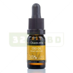 CBD Oil 15% Broad Spectrum Chanvréo - 10ml