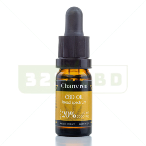 CBD Oil 20% Broad Spectrum Chanvréo - 10ml