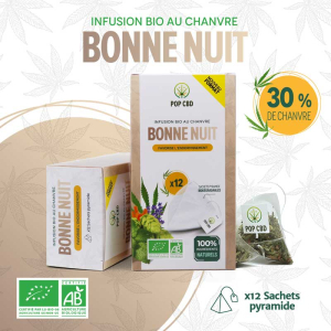 Infusion Bio au Chanvre Bonne Nuit