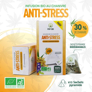 Infusion bio au chanvre Anti-Stress