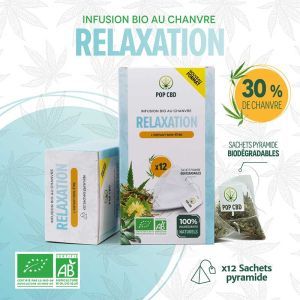 Organic hemp tea bags Relaxation