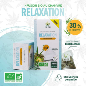 Organic hemp tea bags Relaxation