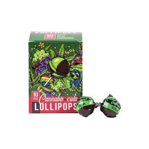 Sucettes Cannabis Cola Lollipops Box