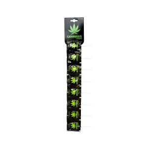 Sucettes Cannabis Flat Lollipops Strip