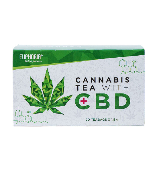 Thé au cannabis avec CBD - Euphoria