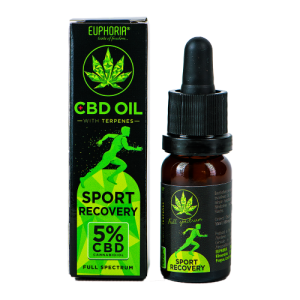 Huile de CBD 5 % avec terpènes « Sport Recovery » (EUPHORIA)