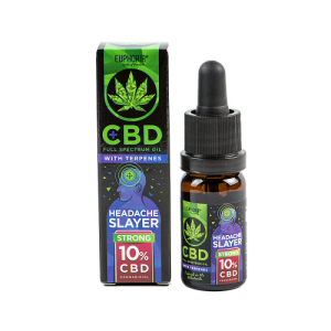 L’huile de CBD 10 % avec terpènes « Headache Slayer »