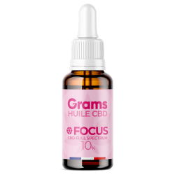 Huile de CBD 10% - Focus - GRAMS