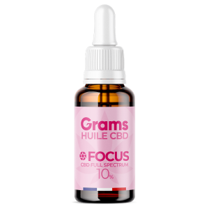 Huile de CBD 10% - Focus - GRAMS