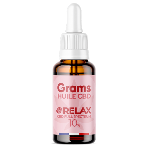 Huile de CBD 10 % - Relax Anti-Stress (« Chill ») - GRAMS