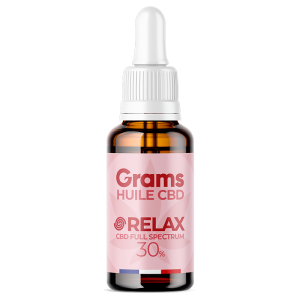 Huile CBD 30 % - Relax Anti-stress - Spectre Complet (GRAMS)