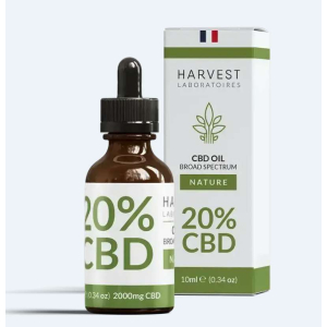 Huile de CBD 20% Broad Spectrum - Laboratoires Harvest