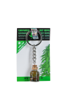 Porte-clé avec véritable bourgeon de cannabis