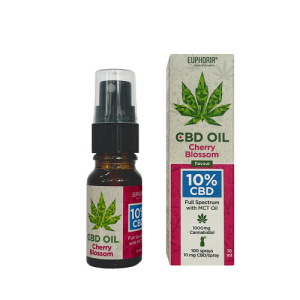 Huile de CBD 10% à la fleur de cerisier