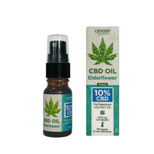 Huile de CBD 10% Elderflower - Euphoria - 10ml