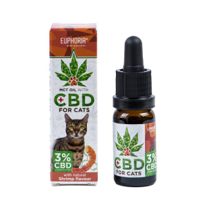 Huile de CBD pour chats 3% - Euphoria - 10ml