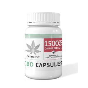 Capsules de CBD - 750mg ou 1500mg - Cannaline