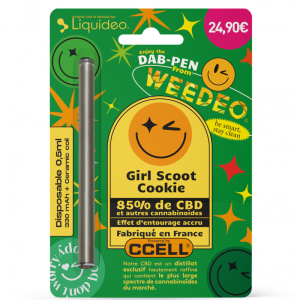 Vape Pen jetable 85% CBD - Girl Scoot Cookie