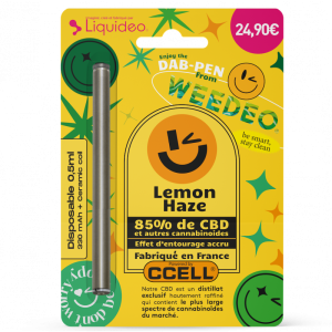 Vape Pen jetable 85% CBD - Lemon Haze
