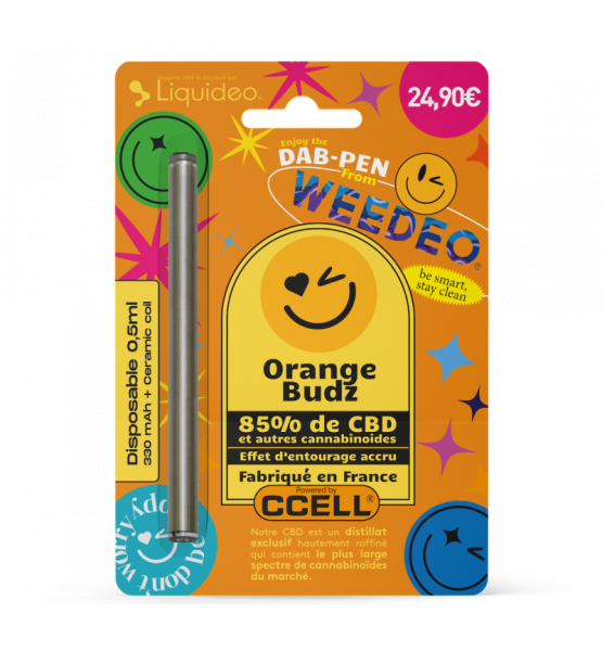 Vape Pen jetable 85% CBD - Orange Bud - 0,5ml