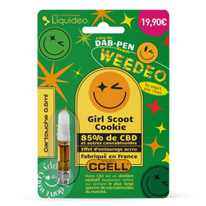 Cartouche 85% CBD - Girl Scoot Cookie - Weedeo - 0,5ml