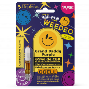 Cartouche 85% CBD - Grand Purple Daddy - Weedeo - 0,5ml