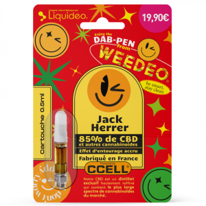 Cartouche 85% CBD - Jack Herrer - Weedeo - 0,5ml