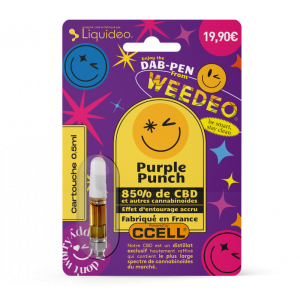 Cartouche 85% CBD - Purple Punch - Weedeo - 0,5ml