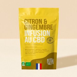 Infusion au CBD citron gingembre – ByStilla