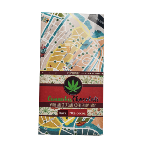 Chocolat noir au cannabis – Amsterdam Coffeeshops (EUPHORIA)