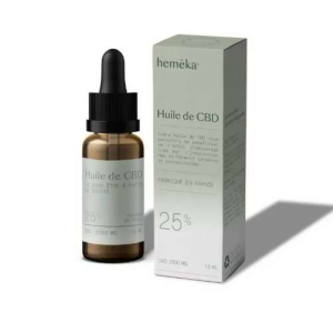 Huile de CBD 25 % Broad Spectrum - hemēka®