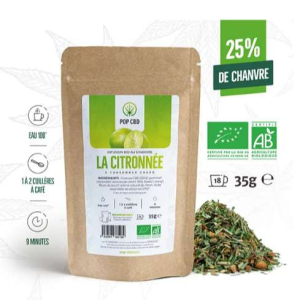 Infusion CBD Bio : La Citronnée