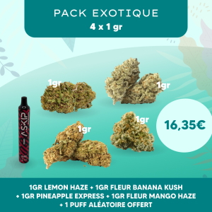 Pack Exotique (4 x 1gr)