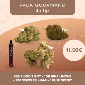 Pack Gourmand (3 x 1gr)
