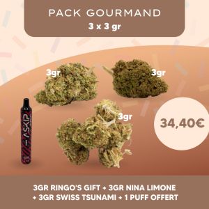 Pack Gourmand (3 x 3gr)