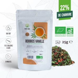 Infusion au CBD Rooibos Vanille 25g