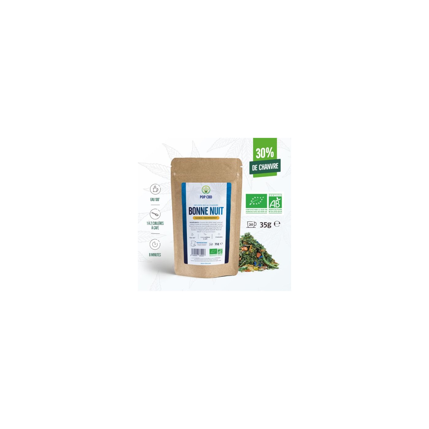 Infusion bio Bonne Nuit 22 %