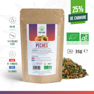 Infusion BIO pêches 35g