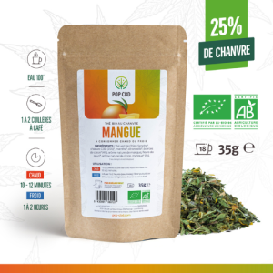 Organic mango tea