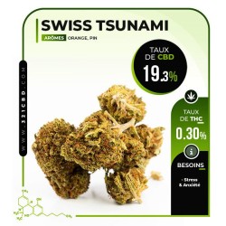 Fleur de CBD Swiss Tsunami 19,3%