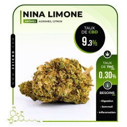 CBD Flower Nina Limone 9.3%