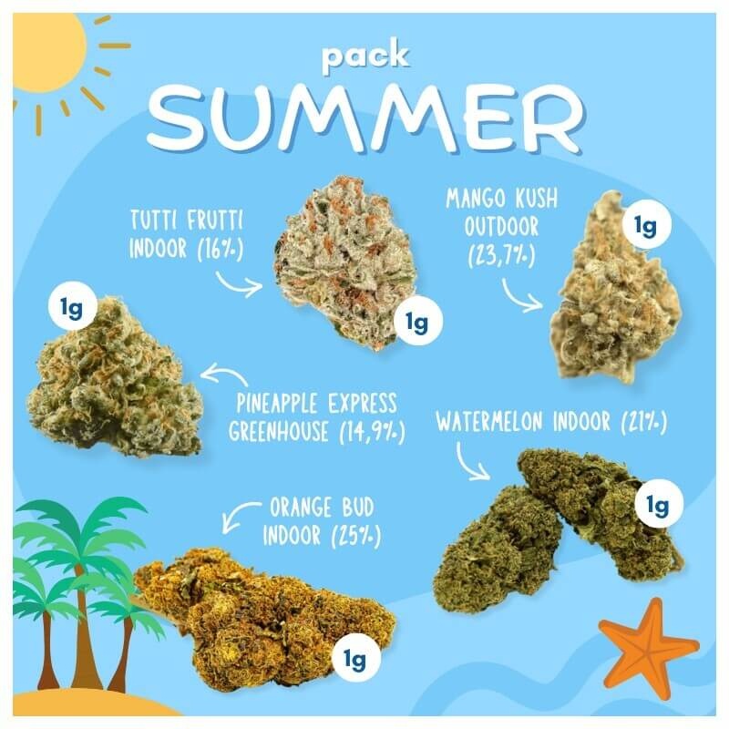 Pack Summer (5 x 1gr)