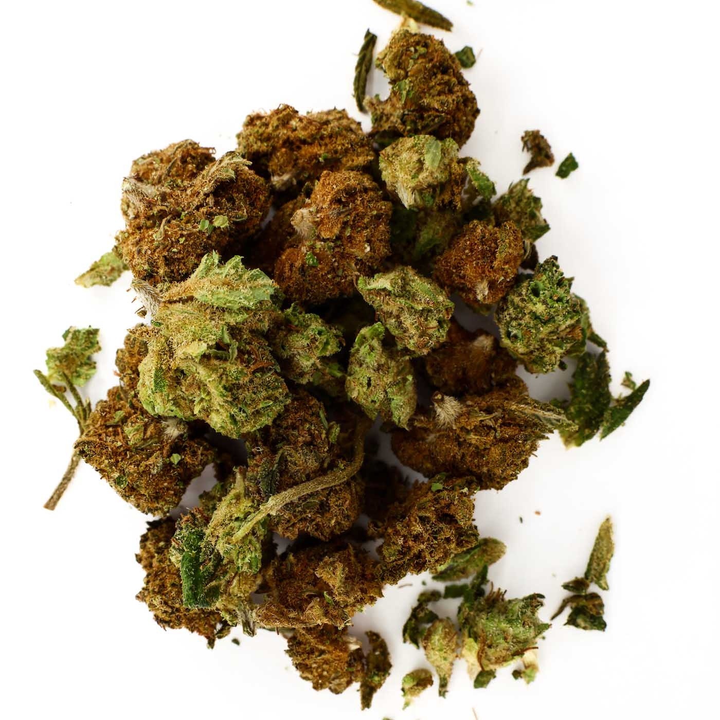 Trim de Fleurs CBD Amnesia Haze Indoor mélange de fleurs riche en trichomes