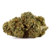 CBD Flower Lemon Haze (18%) side view dense bud with tangy and uplifting notes