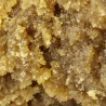 CBD-Hasch Piatella Nahaufnahme ölige und glänzende Textur reich an Harz