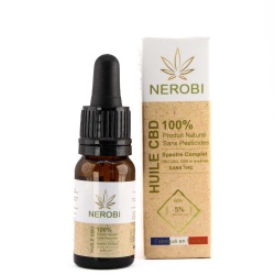 CBD Oil Nerobi Full Spectrum (5%) 10ml bottle light and balanced full spectrum CBD oil